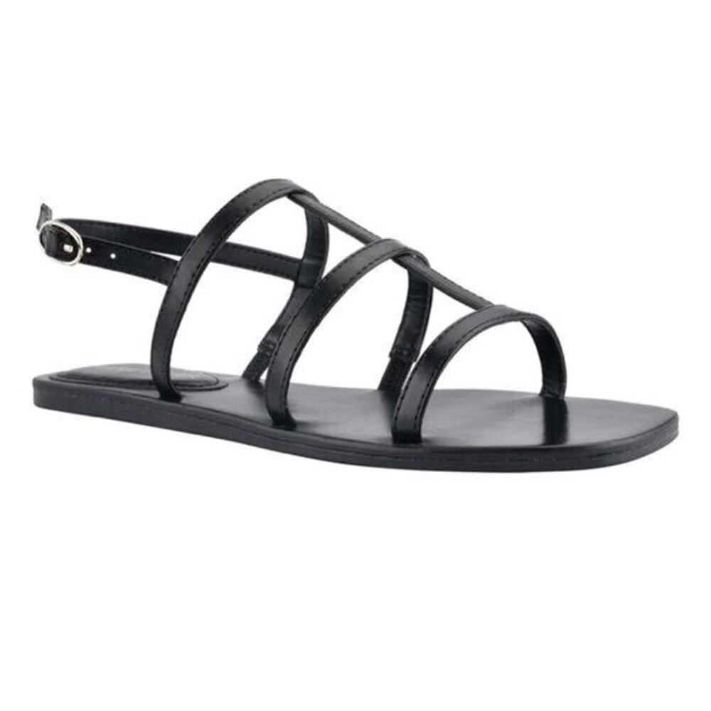 Marc Fisher Strappy Sandals Black Size 6.5